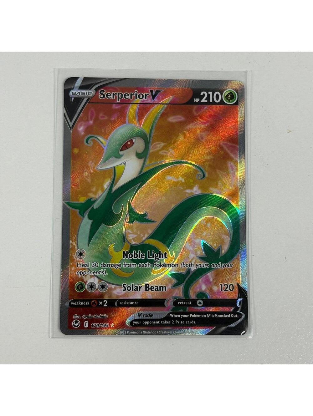 Pokemon Serperior V (Full Art) 170/195 Holo #49